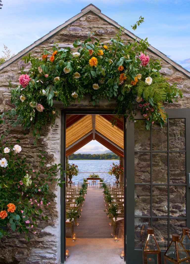 Sheen Falls Boathouse Wedding Venue